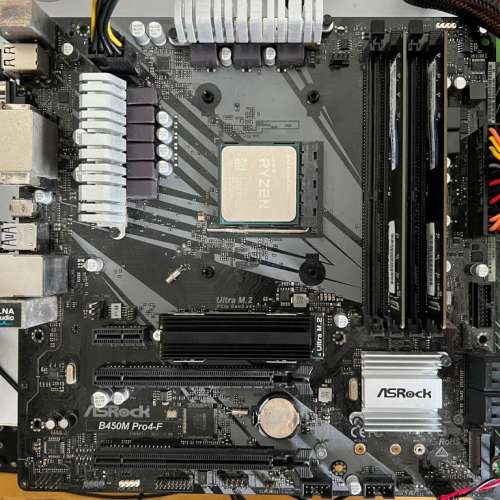 AMD Ryzen 3600 + Asrock B450M-Pro4-F