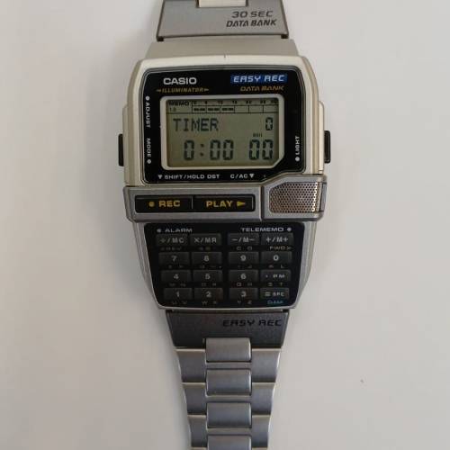全球唯一全新Casio DBC-V500  Voice-Memo Calculator Watch