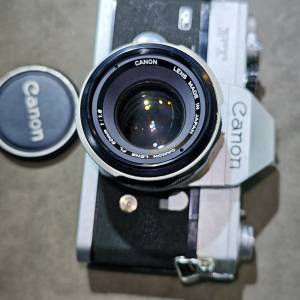 canon FT QL 佳能 +50/1.8 FD 50MM 50 功能正常 90%new