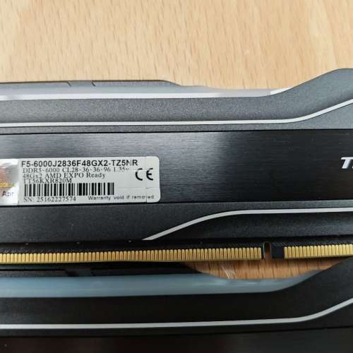g.skill Trident Z5 NEO RGB 96GB 48GB X2 DDR5 6000 CL28-36-36-96 AMD EXPO Ready