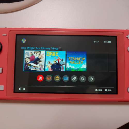 開心仔 Nintendo Switch Lite 粉紅色 連 64G卡