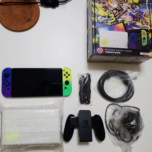 開心仔 Nintendo Switch Oled 漆彈3 全套有盒連256卡