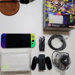 開心仔 Nintendo Switch Oled 漆彈3 全套有盒連256卡