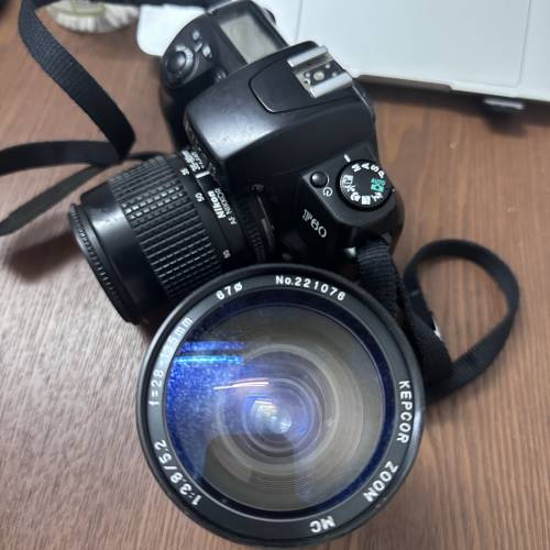 Nikon F60 全自動菲林專業相機連兩支日本鏡 SLR Camera with Lenses