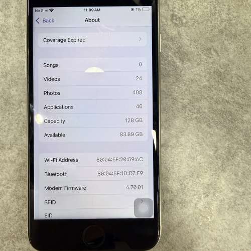 iPhone se3 128gb