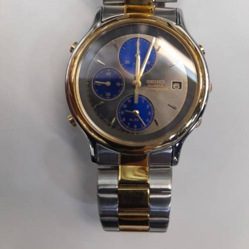 ( 已售出 ) Vintage Seiko Panda 2-Tone 7T32-6A59 Alarm Chronograph