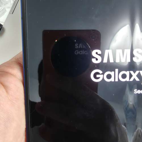 9成新歐洲版galaxy fold 7 512gb 藍色