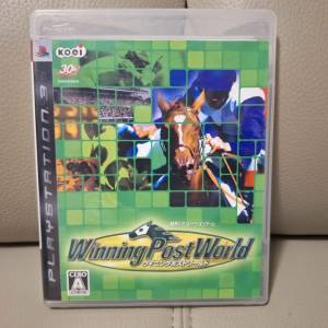 罕有新淨Playstation PS3 KOEI Winning Post World 經典賽馬遊戲
