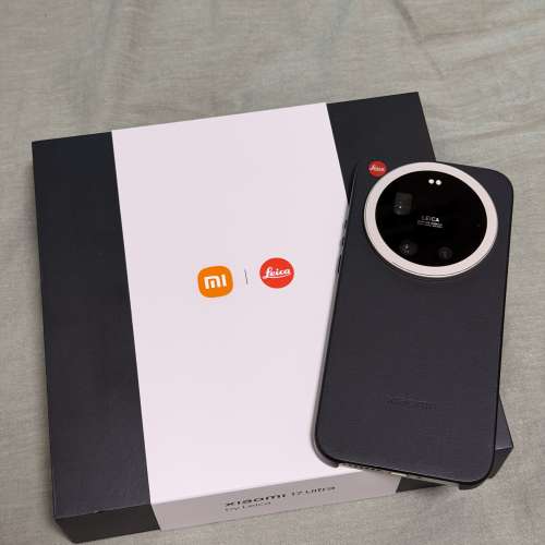 Xiaomi 小米 17 Ultra Leica 版 黑銀色 國行版