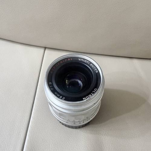 平售：福倫達 28mm 1.9 銀鏡M mount