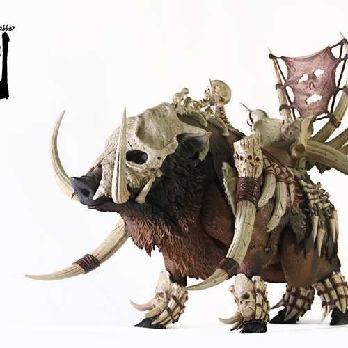 【現貨】D20studio 荒原 骨刺 古代戰豬 雙色一套出售