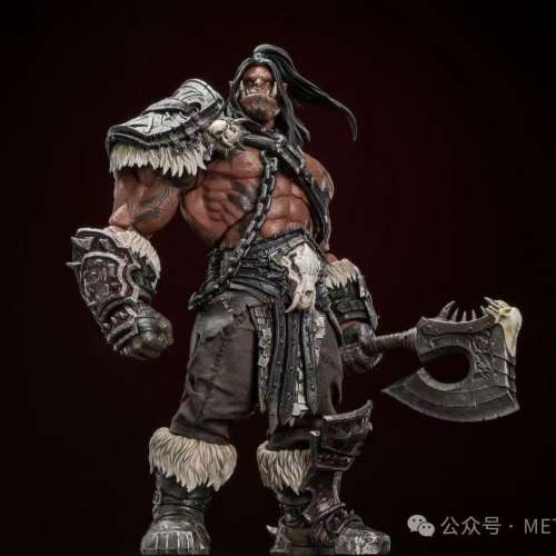 【現貨】HERO TOYS 部落戰歌大酋長 吼爹+地台