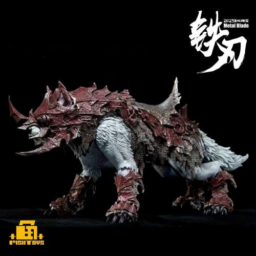 【現貨】Fish Toys D20studio室 限量 巨狼坐騎 白狼鐵刃 雙頭雕
