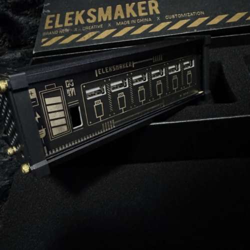 PC MACBOOK 電腦EleksMaker USB Hub 分插器 區塊化復古鍍金 PC電腦配件USB分插器 自...