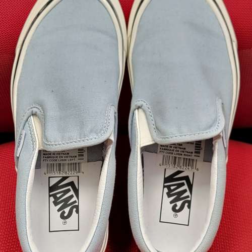 Brand New - Vans Classic Slip-On 98 DX Og Rainbow Tape Light Blue Sneakers