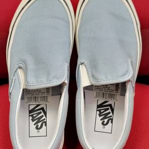Brand New - Vans Classic Slip-On 98 DX Og Rainbow Tape Light Blue Sneakers