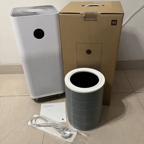 Mi air purifier 3 +filter+special-made 360&deg; pulley 港版小米空氣淨化器3+原裝...