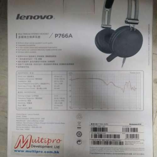 Lenovo P766A 多媒體立體聲耳機