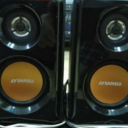 SANSUI 多媒體有源音箱 2.1系統 GS-6000 (80B) (80% New) (中國制)