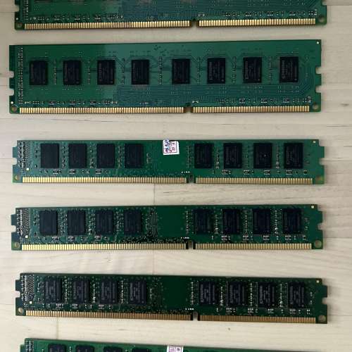 Kingston KVR DDR3 2 GB X 6 記憶體 (一條 HK$20.00) HK$100 ( 6條 )