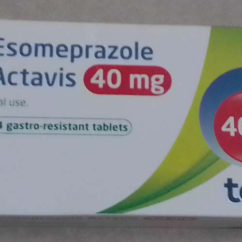 Teva Esomeprazile Actavis 40mg  2027年4月到期