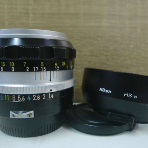 Nikkor-S 50mm Auto  f1. 4 non AI (銀嘴)
