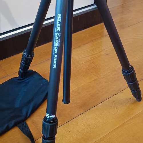 SLIK Carbon Fiber PRO 614CF碳纖維 三腳架