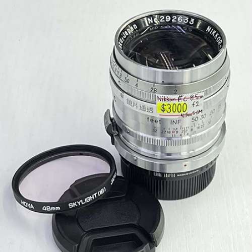 95% New Nikkor-P.C 8.5cm f2 手動鏡頭, 深水埗門市可購買