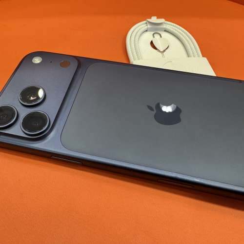99%New iPhone 17 Pro Max 256GB 藍色 香港行貨 蘋果保養到2026年11月6日 電池100% ...