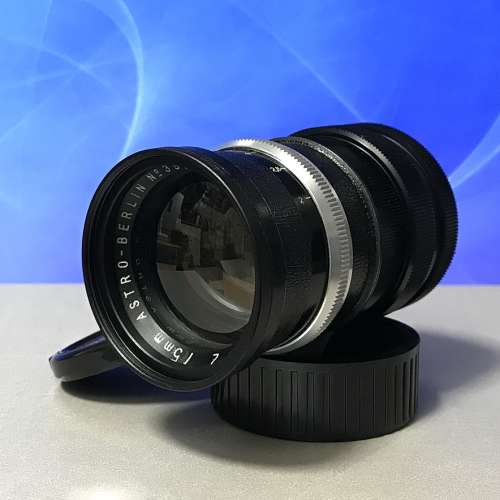 Astro Berlin Gauss Tachar 75mm f2 德國電影白鏡 (宮崎改M mount 帶聯動）