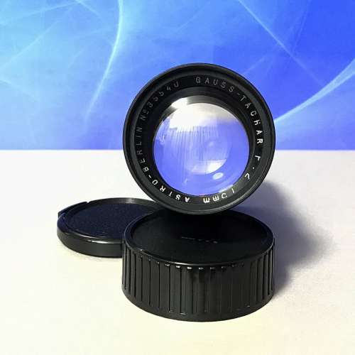 Astro Berlin Gauss Tachar 75mm f2 德國電影白鏡 (宮崎改M mount 帶聯動）
