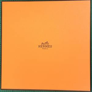Herm&egrave;s (愛馬仕) 的經典橘色Pocket square