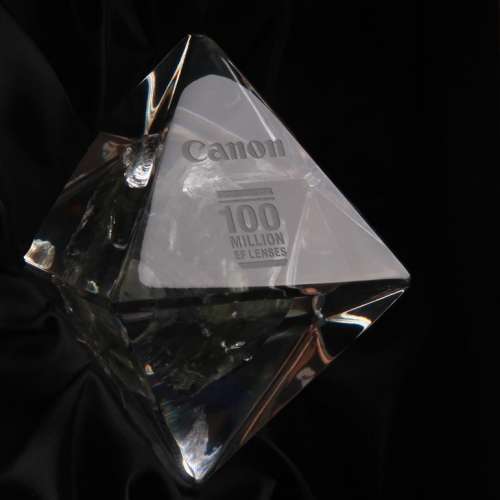 Canon 100 million 螢石結晶 紙鎮 model Limited 紀念品 產量少有收藏價值
