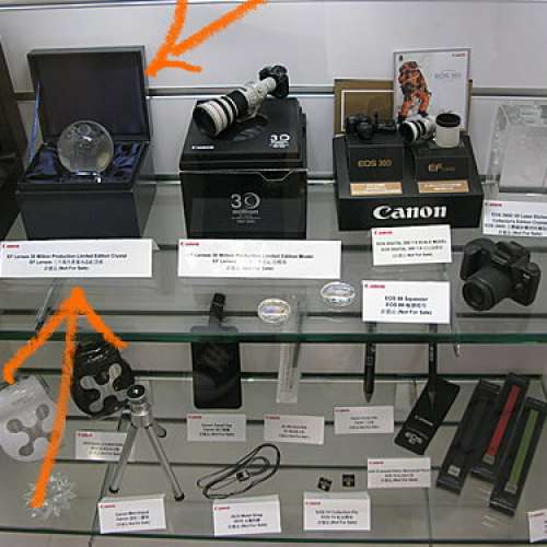 罕有 Canon 30 million Production 水晶球🔮 紙鎮 model Limited 紀念品 十分罕有收...