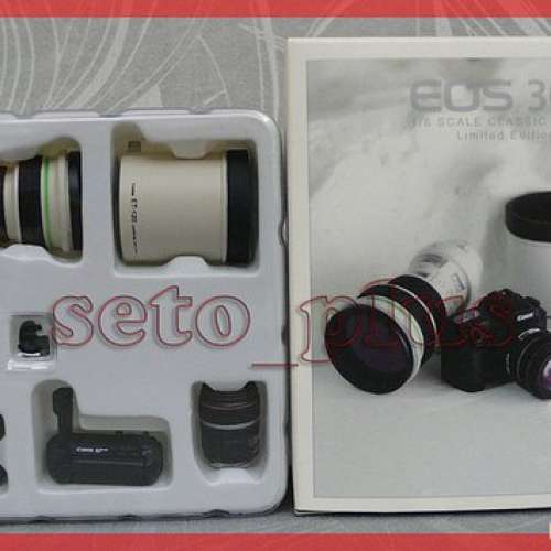 罕有全新原裝正版 CANON EOS 30D 1:6 figure 相機 模型 model 白鏡 另有5D