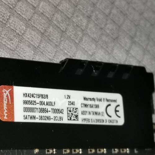 KINGSTON 8G 2400 DDR4 臺式機 RAM 內存記憶體