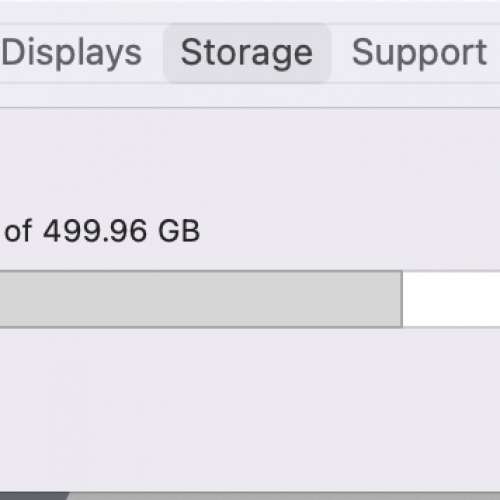 Macbook Pro 2018 500GB SSD
