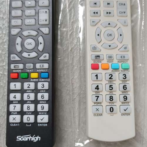 全新 MAGIC TV 機頂盒代用搖控器 (灰白色)