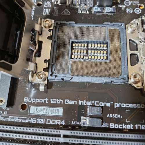 (新淨DDR4) Gigabyte H610i DDR4 底板