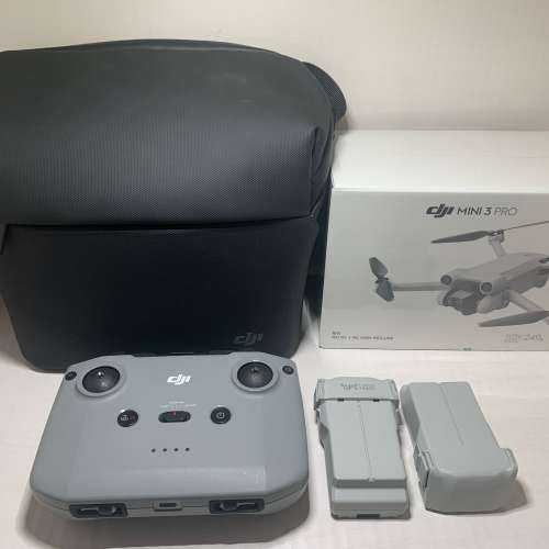 [觀塘實體店] 二手 DJI Mini3 Pro (共2電) (主機全新未開封) 行貨保養到26年7月 (可...