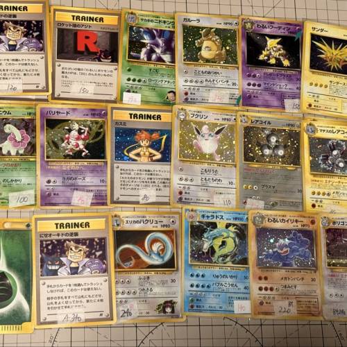 PTCG POKEMON CARD 舊卡背 E HOLO