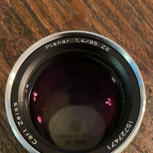 Canon Cart Zeiss Planar T* 85mm f1.4