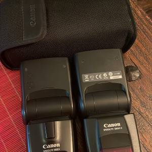 Canon 580 EX I and II