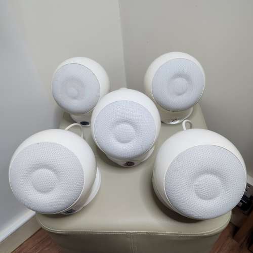 法國 Cabasse Eole 2 白色球體喇叭5隻 家庭影院 Home Theater Speaker