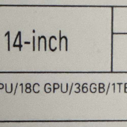M3 MacBook Pro 14&rsquo; 36gb 1tb