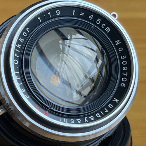 Kuribayashi A.C. Petri 4.5cm f/1.9 旁軸鏡頭