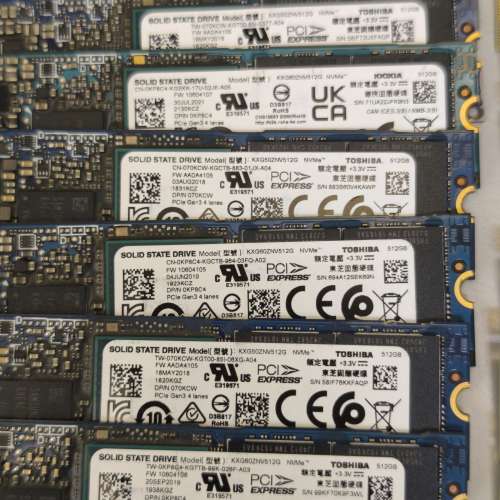 Toshiba M.2 512GB NVMe SSD