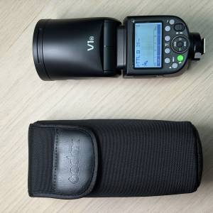 Godox V1 for Nikon with Godox AK-R1 magnetic accessary kits for round head flash