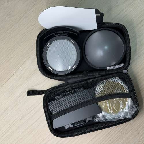 Godox V1 for Nikon with Godox AK-R1 magnetic accessary kits for round head flash