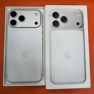 99%New iPhone 17 Pro Max 1TB 銀色 香港行貨 蘋果保養到2027年4月1日 電池100% 全...
